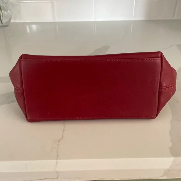 Coach Red Leather Wristlet/Clutch - Picture 4 of 7